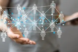 IT- und Netzwerkservice 2 organization chart team concept networking business